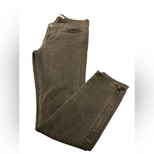 J Brand Women's Deal Skinny Leg Faded Gray Ghost Jeans Zip Ankle Sz 29
